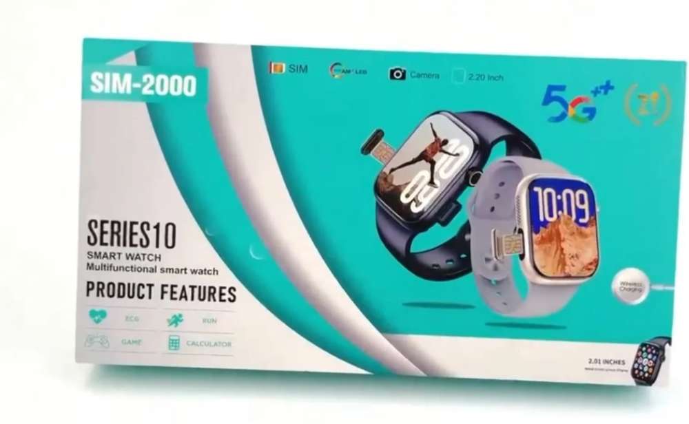 ساعت هوشمند سیم‌ کارت‌ خور SIM 2000 سری ۱۰ (۵G با دوربین و قابلیت مستقل)